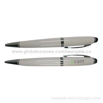 USB pen drive with touch screen pen